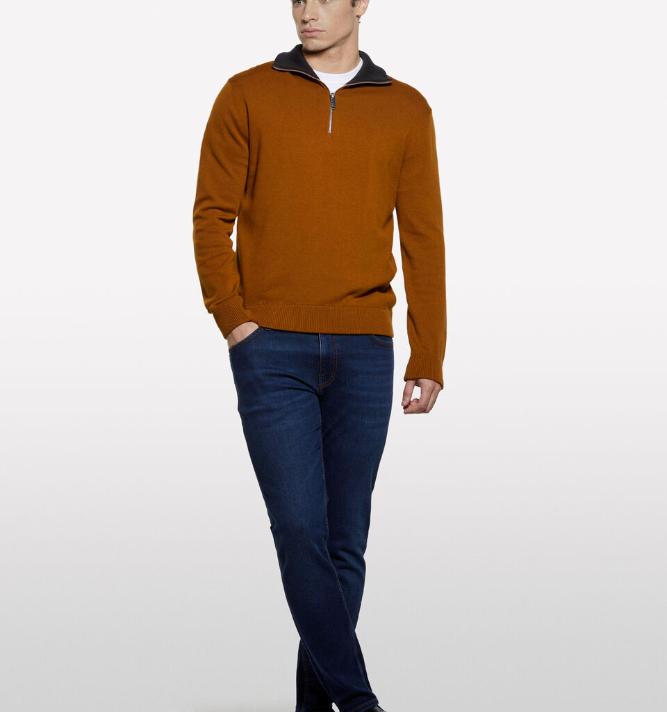 Bluejeans im Skinny Fit Style 73 - skinny fit jeans für herren - Dunkelblau | Sisley image number 1